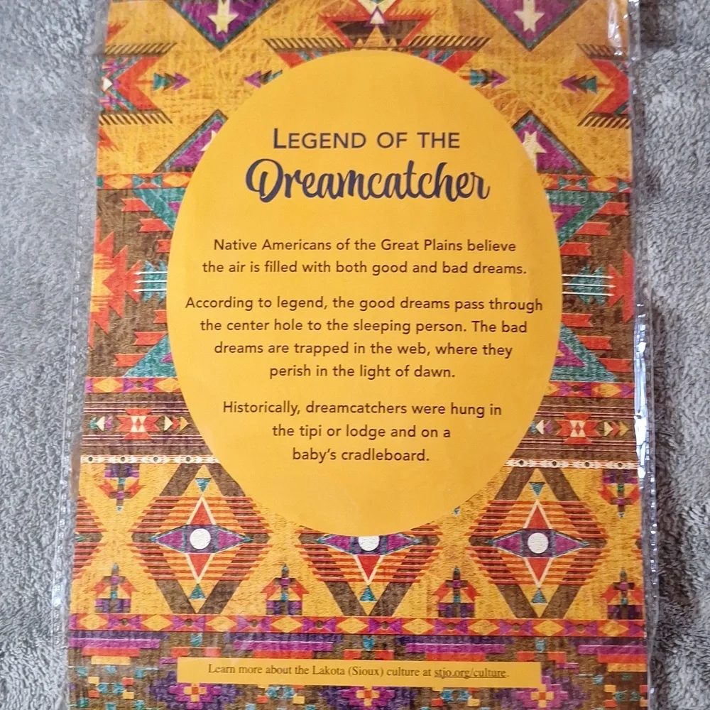 NWT Brown Feather Dreamcatcher Wall Decor
